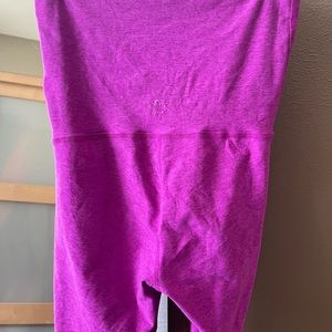 Beyond yoga space dye maternity biker shorts